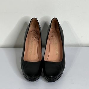 Pedro Miralles Black Leather Pumps Spain 40/US 9-9.5